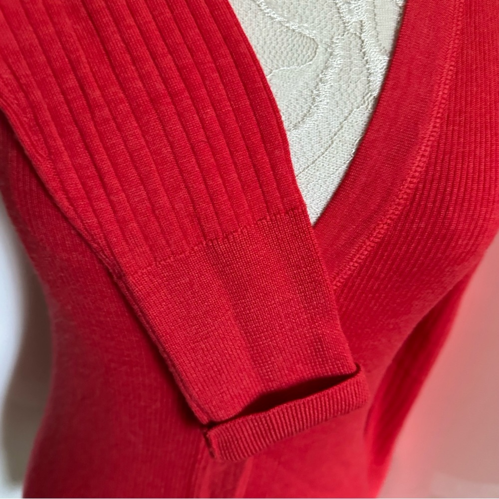 Tory Burch Shrunken Simone Merino Wool Cardigan sz S - Picture 6 of 12
